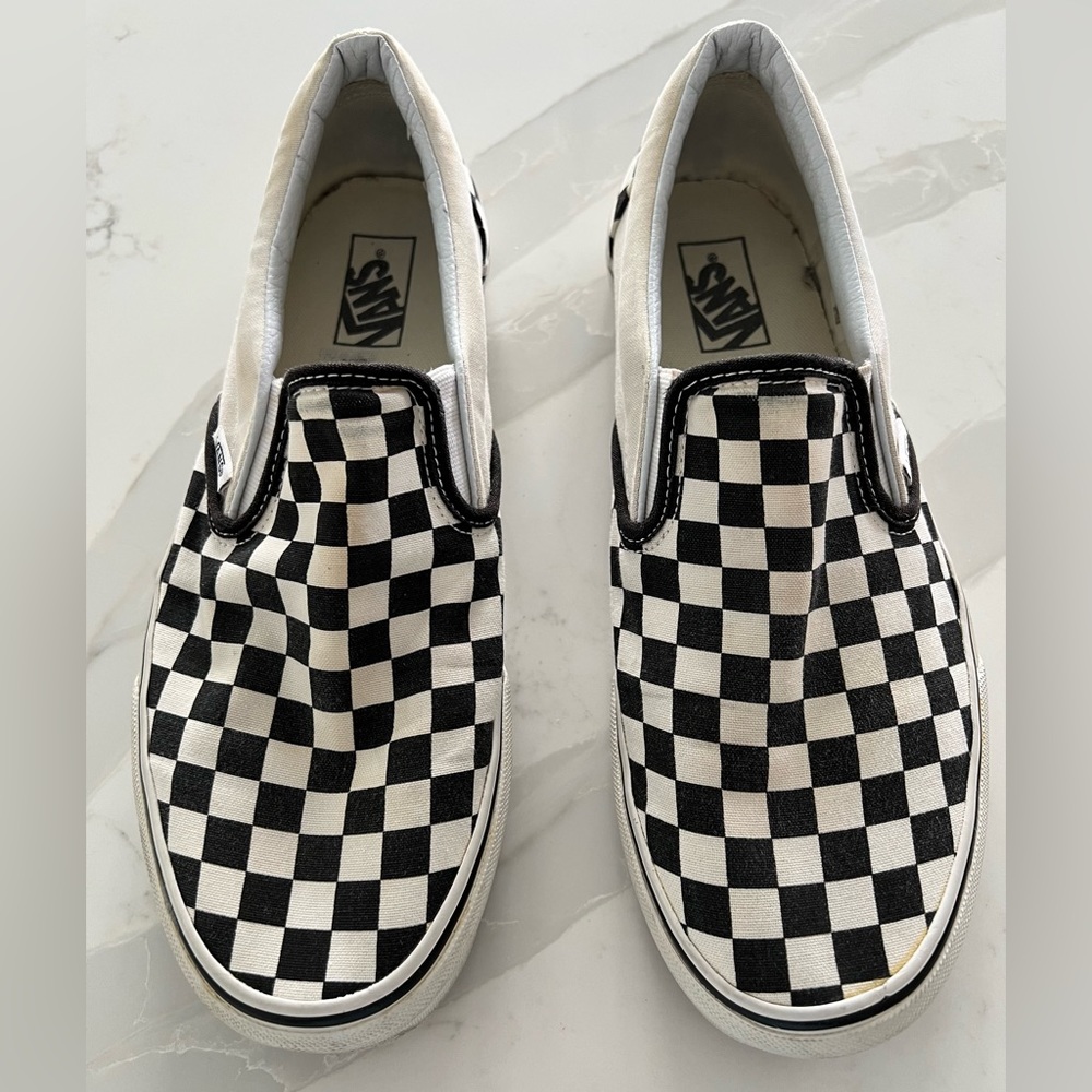 Mens Vans Slip On Checkerboard Shoe